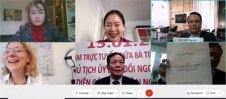 Online-Seminar des Auswärtigen Ausschusses des deutschen Bundestages über das Ostmeer - ảnh 1