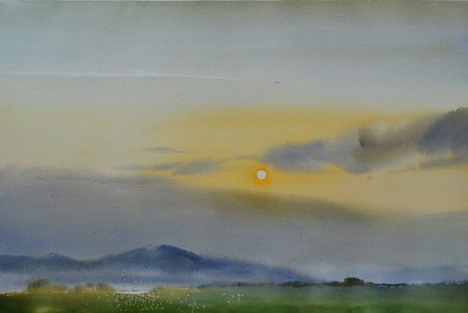 Ausstellung “Kunst und Frieden”: Vietnamesische Wasserfarbe auf internationalen Spielhof - ảnh 1