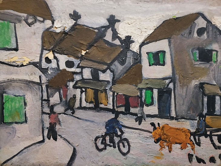 Auktion der Gemälde des Malers Bui Xuan Phai - ảnh 1