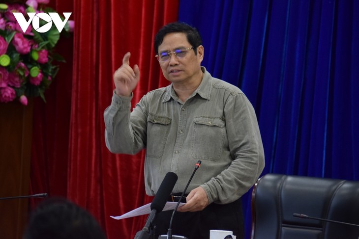 Premierminister Pham Minh Chinh tagt mit Leitern der Provinz Binh Duong  - ảnh 1
