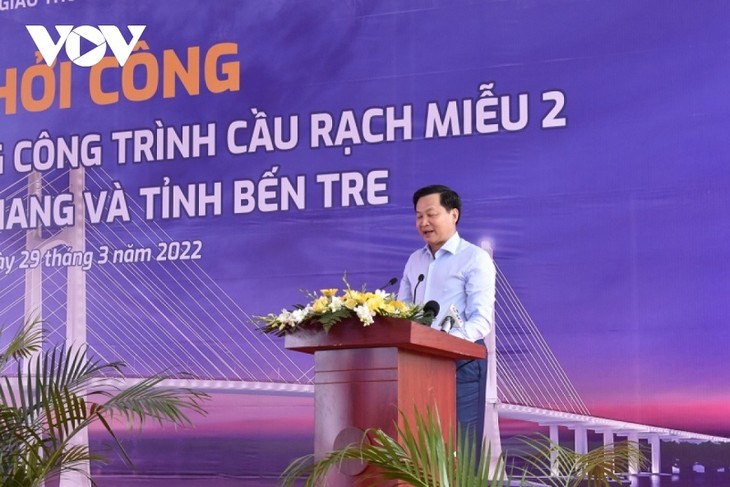 Spatenstich für den Bau der Brücke Rach Mieu 2 - ảnh 1