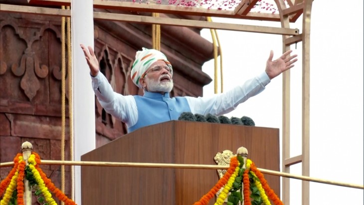 Indien feiert den 75. Unabhängigkeitstag - ảnh 1