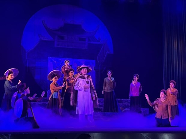 Erzählung von KPV-Generalsekretär Truong Chinh durch Cheo-Kunst  - ảnh 1