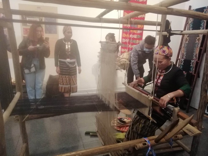 Ausstellung: Die Kunst des indigenen Webens der ethnischen Minderheiten - ảnh 1