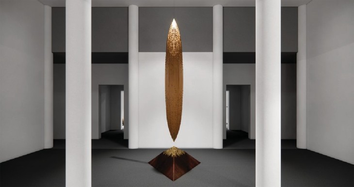 Ausstellung über das Reiskorn des Bildhauers Bui Hai Son - ảnh 1