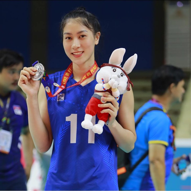 Zwei vietnamesische Volleyballspielerinnen spielen für thailändischen Klub - ảnh 1