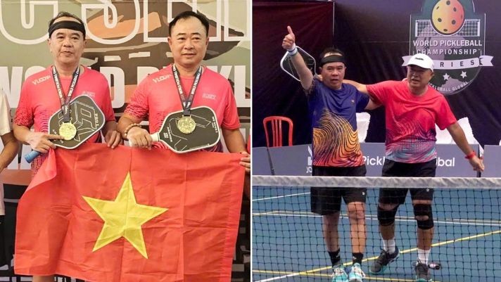 Vietnamesische Brüder gewinnen die Pickleball-Weltmeisterschaft auf Bali - ảnh 1