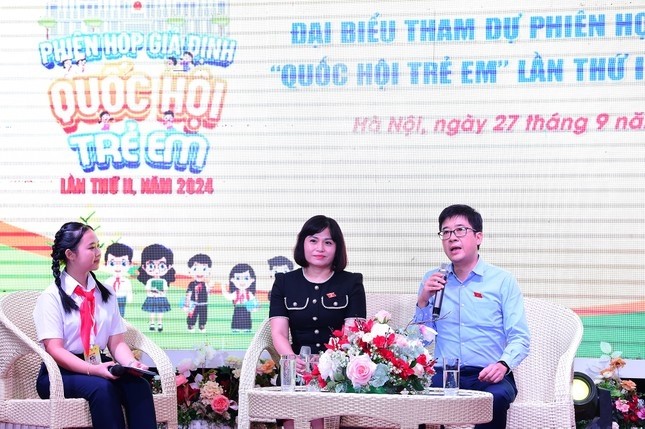 Scheinsitzung des „Kinderparlaments” in Hanoi  - ảnh 1