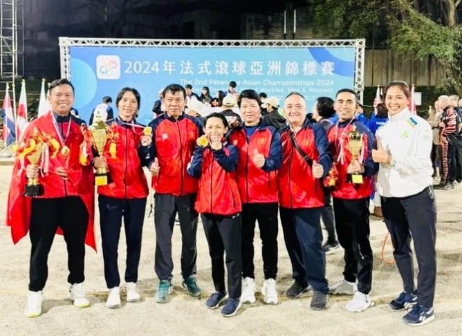 Vietnams Petanque-Mannschaft gewinnt zwei Startplätze für World Games 2025 - ảnh 1