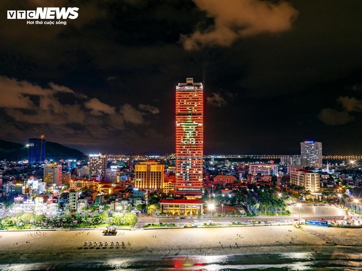 Die prächtige Küstenstadt Quy Nhon in Gia Lai in der Nacht - ảnh 13
