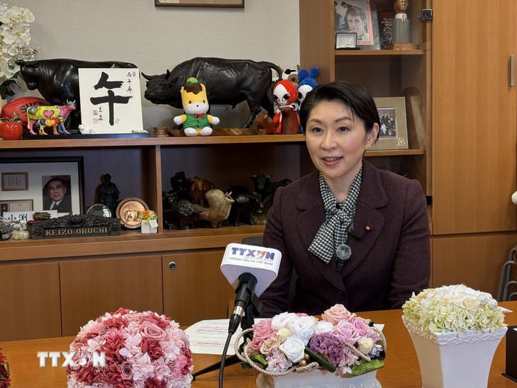 Japans Abgeordnete: Vietnam zeigt den Wunsch nach Entwicklung und zunehmend wichtiger Rolle auf internationaler Bühne  - ảnh 1