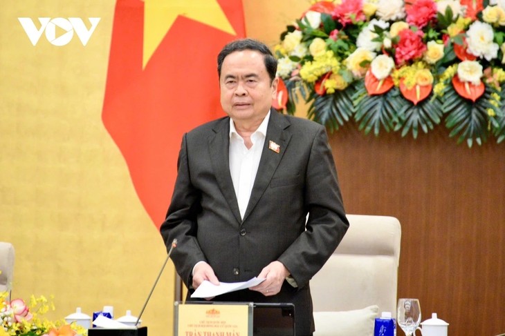 Parlamentspräsident Tran Thanh Man betont Lektionen in Wahlen - ảnh 1