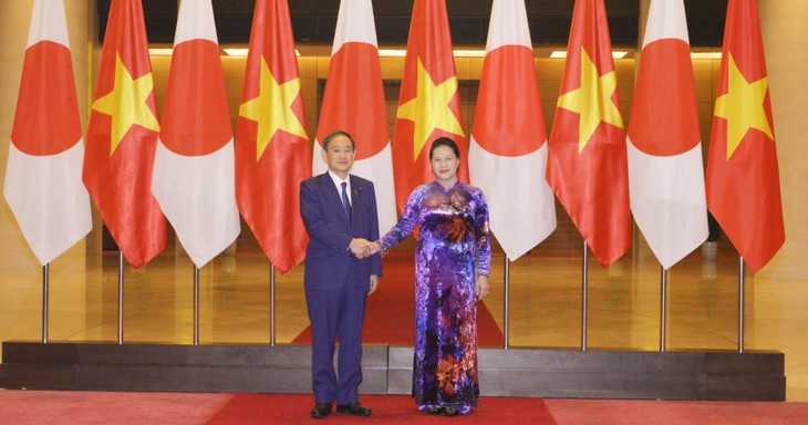 Top legislator meets Japan PM - ảnh 1