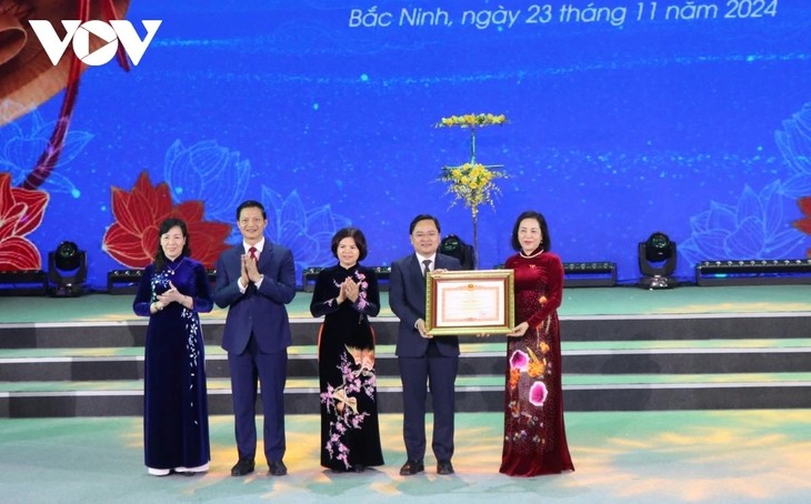 Bac Ninh celebrates 15 years of UNESCO's recognition of Quan ho folk songs   - ảnh 1