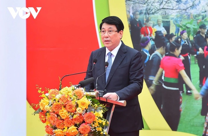 Traditional culture of 54 ethnic groups serves as vital resource for a powerful Vietnam: President - ảnh 1