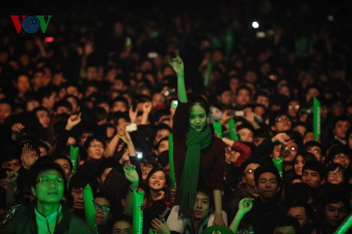 บรรยากาศการต้อนรับปีใหม่2012ในฮานอย - ảnh 7