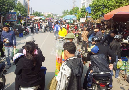 ตลาดนัด ห่าง ที่เมืองไฮฟองช่วงใกล้ตรุษเต๊ตประเพณี - ảnh 1