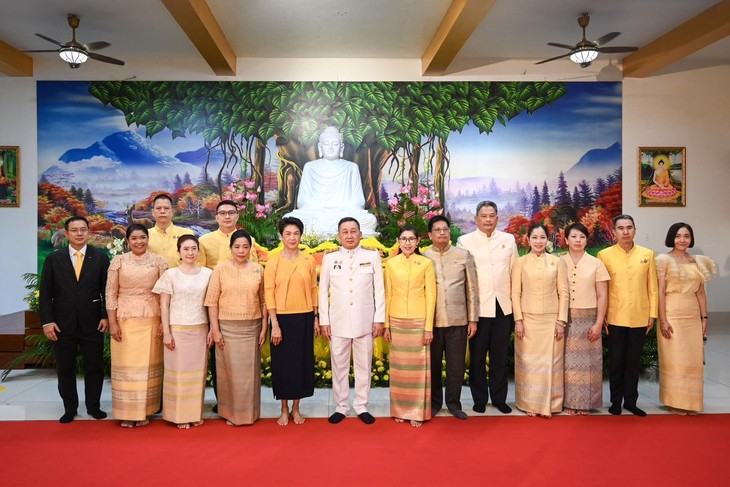 พิธีเชิญผ้าพระกฐินพระราชทานไปทอดถวายครั้งที่ 17 ในประเทศเวียดนาม - ảnh 6