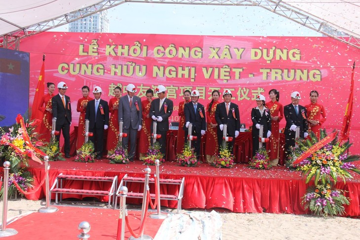 Construction of Vietnam-China Friendship Palace begins - ảnh 1