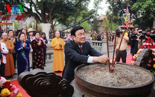 President launches tree planting movement - ảnh 3