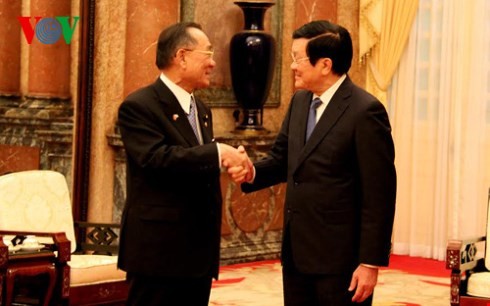 President receives President of Japanese House of Councilors - ảnh 1