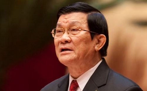 Staatspräsident Truong Tan Sang trifft Schriftsteller und Intellektuellen - ảnh 1