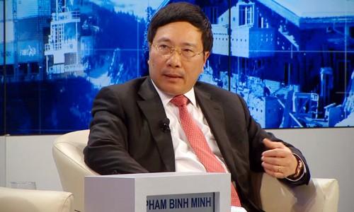 Vizepremierminister Pham Binh Minh nimmt an WEF-Sitzungen teil - ảnh 1
