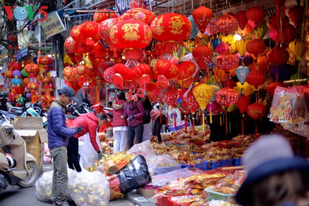 Die Stimmung in Hanoi vor dem Tet-Fest - ảnh 15