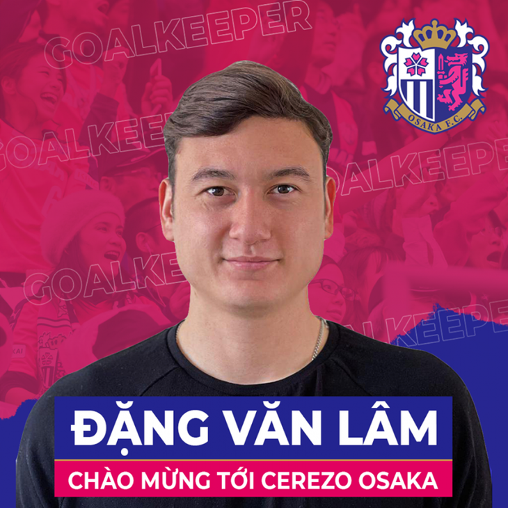 Van Lam muss in Cerezo Osaka mit vielen guten Torhütern um Einsatz kämpfen - ảnh 1