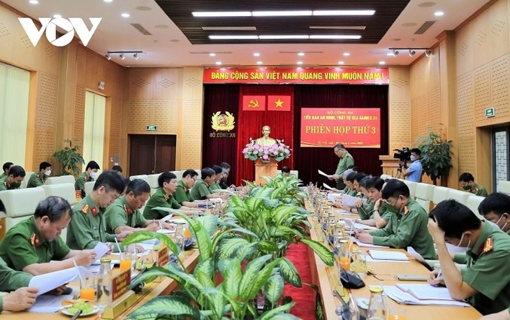 Sitzunng der Abteilung für Sicherheit und Ordnung bei SEA Games 31 - ảnh 1