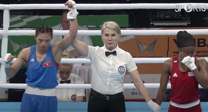  Nguyen Thi Tam kommt ins Viertelfinal der Box-Weltmeisterschaft in Indien - ảnh 1