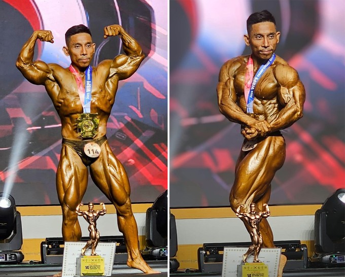 Pham Van Mach ist Bodybuilder-Weltmeister im Alter von 47 - ảnh 1