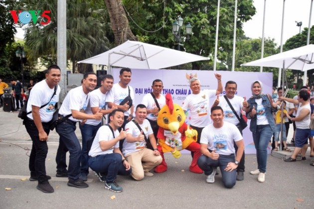 ບັນຍາກາດ ASIAD 2018 – Palembang, ອິນໂດເນເຊຍ ຢູ່ ຮ່າໂນ້ຍ - ảnh 1