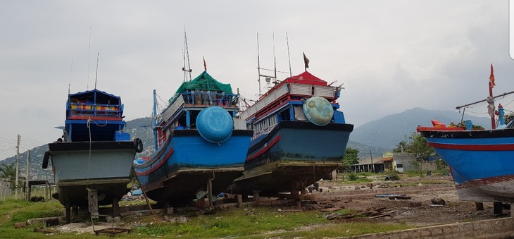 ຊາວ​ປະ​ມົງ​ບ້ານກ່າ​ນາ ແຂວງ​ນິງ​ທ້ວນ ອອກໄປຫາປາໄກຝັ່ງ - ảnh 3