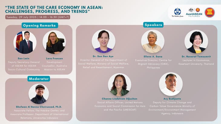 ການຮ່ວມມືພັດທະນາເສດຖະກິດການເບິ່ງແຍງດູແລໃນພາກພື້ນ ອາຊຽນ - ảnh 1