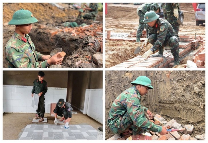 “ບັ້ນເຄື່ອນໄຫວ ກວາງຈູງ” - ຄຳສັ່ງຈາກຫົວໃຈ: ນັບໝື່ນຊາຍຄາແຫ່ງຄວາມອົບອຸ່ນໄດ້ສ້າງສຳເລັດຕາມກຳນົດເວລາ - ảnh 7