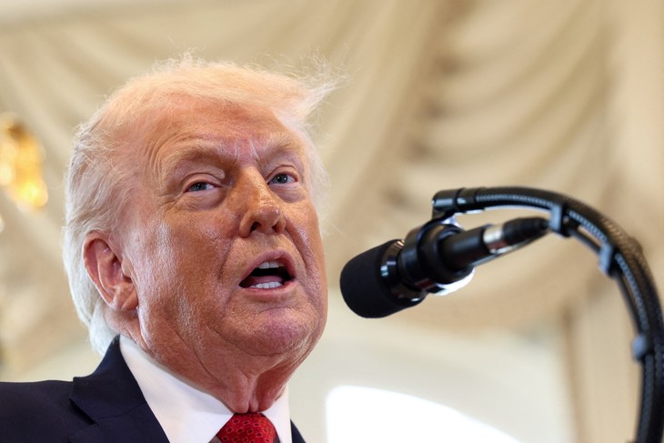 ທ່ານ Trump ນາບຂູ່ຈັດວາງພາສີສຳລັບບັນດາປະເທດທີ່ບໍ່ສະໜັບສະໜູນເປົ້າໝາຍ ອາເມລິກາ ຄວບຄຸມ Greenland - ảnh 1