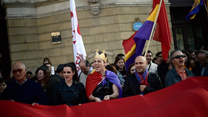 Anti-monarchy protests in Spain  - ảnh 1