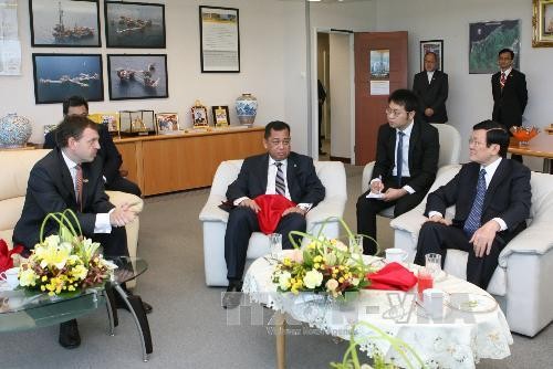 Exitosa visita a Brunei del presidente vietnamita Truong Tan Sang - ảnh 1