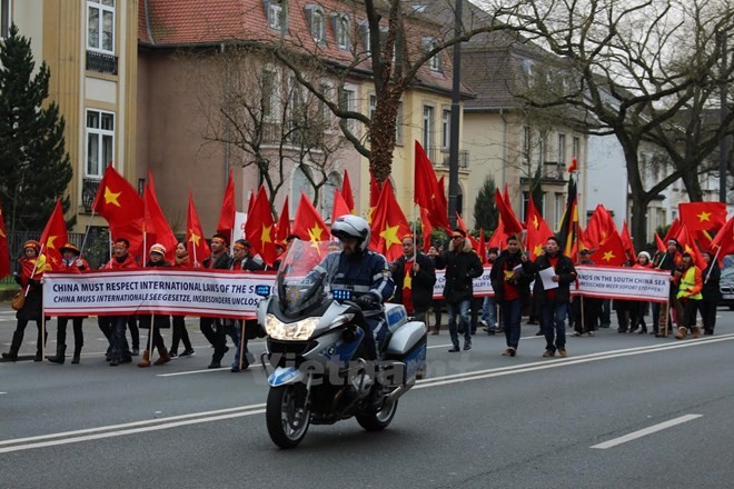 Vietnamitas en Europa solicitan incluir el tema del Mar Oriental en la agenda de la Cumbre del G20 - ảnh 1