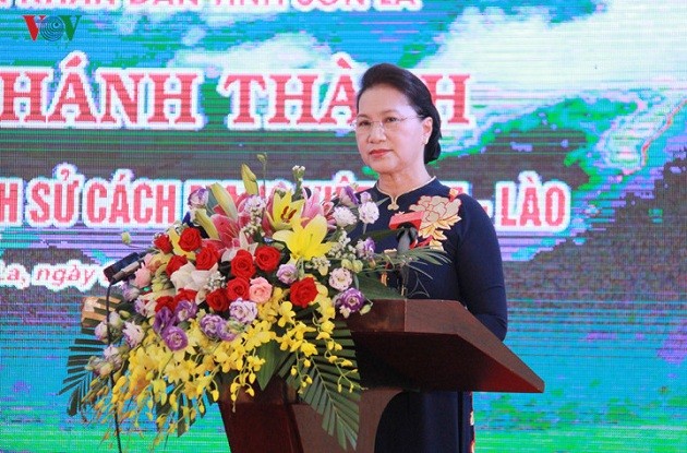 Inauguran la “Zona de Reliquias Históricas de la Revolución Vietnam-Laos” - ảnh 1