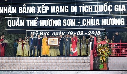 Reconocen Pagoda Huong como Patrimonio Especial de Vietnam - ảnh 1