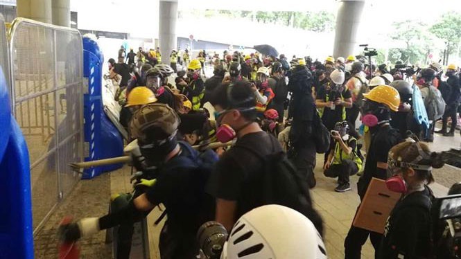 China rechaza apoyo del Senado de Estados Unidos a protestas en Hong Kong - ảnh 1