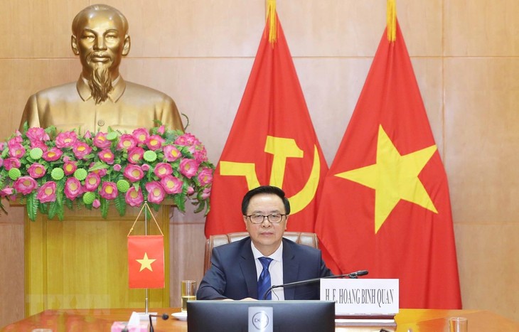 Vietnam asiste a videoconferencia internacional sobre seguridad y cooperación en medio del covid-19 - ảnh 1