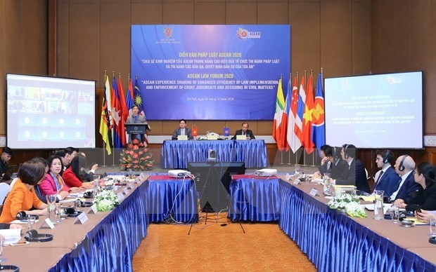 Celebran el Foro de Derecho de la Asean - ảnh 1