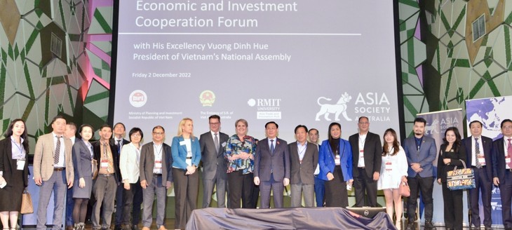 Presidente de la Asamblea Nacional asiste al Foro de Cooperación Económica Vietnam-Australia - ảnh 1