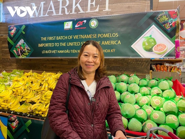 Pomelo de Vietnam se vende oficialmente en Estados Unidos - ảnh 1