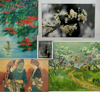 Inauguran exposición en saludo a la primavera 2012 - ảnh 1