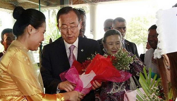 Máximo titular de ONU visita Myanmar - ảnh 1