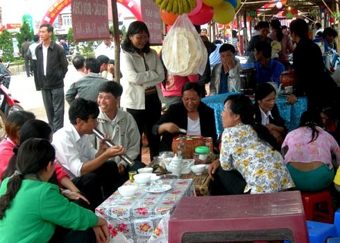 Hanoyenses en Lam Dong echan de menos ambiente del Tet en el Norte - ảnh 1